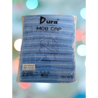 หมวกคลุมผม หมวกตัวหนอน Dura Disposable Medical Cap แพค 1 ห่อ…