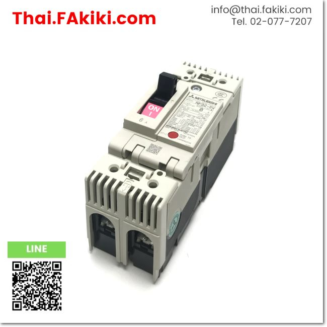 มือสองพร้อมส่ง, (C)Used, NF32-SV No-Fuse Breaker, เบรกเกอร์โนฟิวส์ สเปค 2P 6A, MITSUBISHI (66-005-03