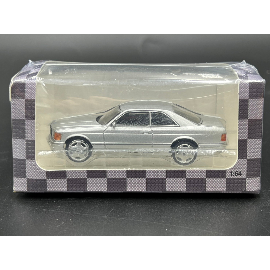 DCT 1/64  Benz 500SEC Diecast Model Car Silver-LHD