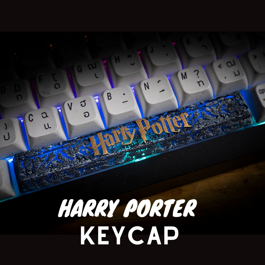 ส่งฟรี Artisan keycap Spacebar harry