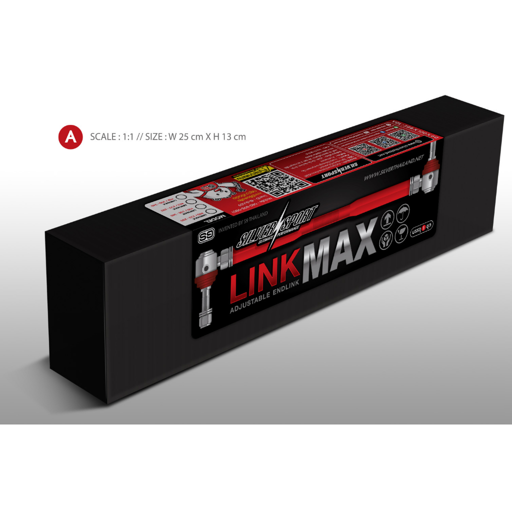 Silver's ลูกหมากกันโคลงแต่ง LinkMAX ลูกหมากกันโคลงปรับได้ ใส่ได้ทั้งรถญี่ปุ่นและยุโรป - รูปที่ 6