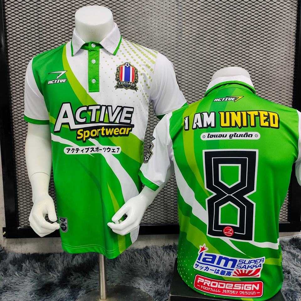 เสื้อกีฬาพิมพ์ลาย คอโปโล คอปก รหัส CK-005