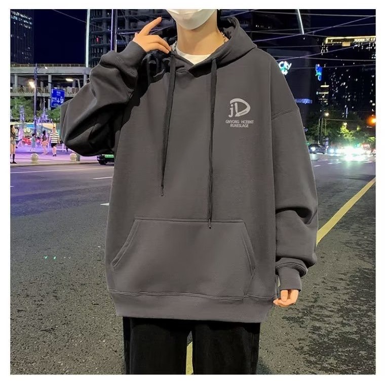 พร้อมส่งจากไทย เสื้อฮู้ด เสื้อกันหนาวหมวก โอเวอร์ไซซ์ ลายพิมพ์ สามรถใส่ได้ทั้งชาย-หญิง#JD--90 - รูปที่ 6