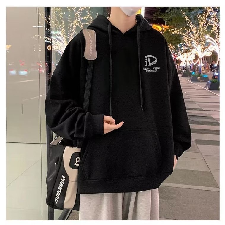 พร้อมส่งจากไทย เสื้อฮู้ด เสื้อกันหนาวหมวก โอเวอร์ไซซ์ ลายพิมพ์ สามรถใส่ได้ทั้งชาย-หญิง#JD--90 - รูปที่ 7