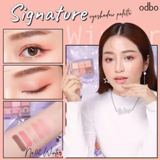 (OD276) Odbo signature eyeashdow palette อายแชโดว์ พาเลท 6 สี