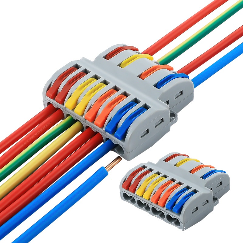ข้อต่อสายไฟ เต๋าต่อสาย ขั้วต่อสายไฟ Connector Terminal ตัวเชื่อมสายไฟ แบบกดล๊อค ราคา ถูกที่สุด ดีลบีเคเค แกลเลอรีภาพที่ 4