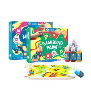 Jarmelo (Joan Miro) เซ็ตศิลปะระบายสีบนผิวน้ำ Marbling Paint Kit ของเล่นเด็ก 2-3 ขวบขึ้นไป