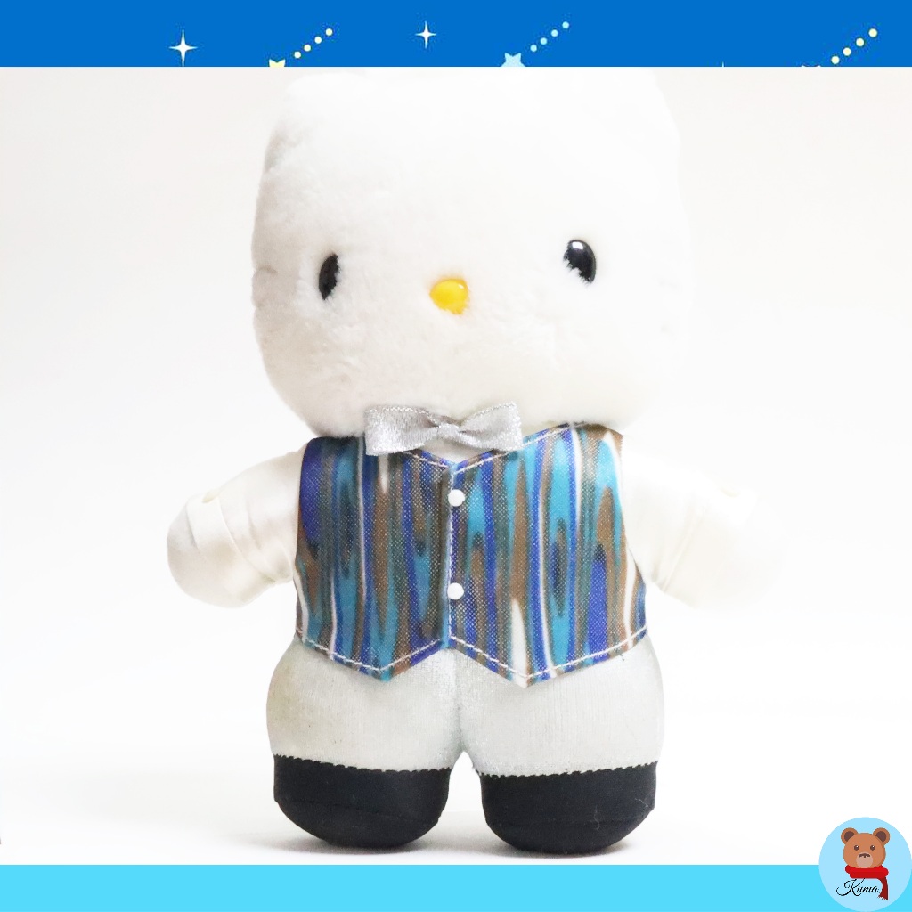 มือสอง Hello kitty daniel Eikoh Sanrio medium plush doll 🇯🇵ตุ๊กตาคิตตี้