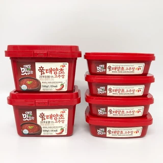 ซอสเกาหลี 500g ของแท้จากเกาหลี กระปุกจริง โคชูจัง ซัมจัง เทนจัง Gochujang Ssamjang Deonjang 고추장