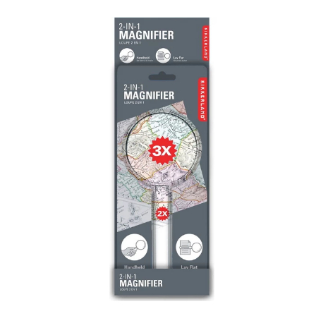 Kikkerland MG82 Mini Dual Magnifier - แว่นขยาย