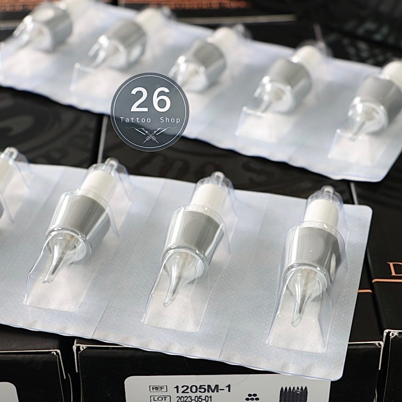 เข็มสัก Dragonhawk(เเบ่ง/เล่ม) Tattoo Cartridges /RL RM RS M1 tattoo/ needle