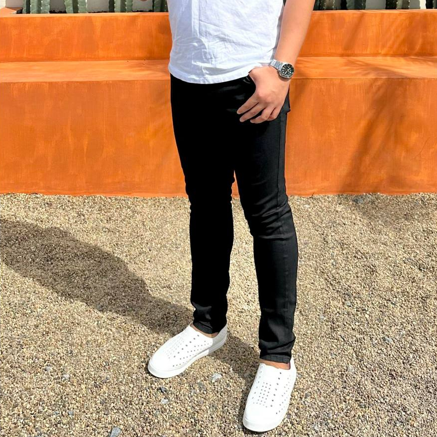 เดฟดำพรีเมียม ยืดต่อ 2 นิ้ว แบรนด์เกริกฤทธิ์ยีนส์ แบรนด์ไทยแท้ 100% เดฟผ้ายืดใส่สบาย - รูปที่ 2