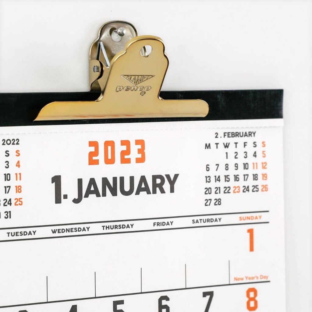 Penco Clip M Gold / คลิปเหล็ก ไซส์ M สีทอง แบรนด์ Penco จากประเทศญี่ปุ่น (HDP195) - รูปที่ 6