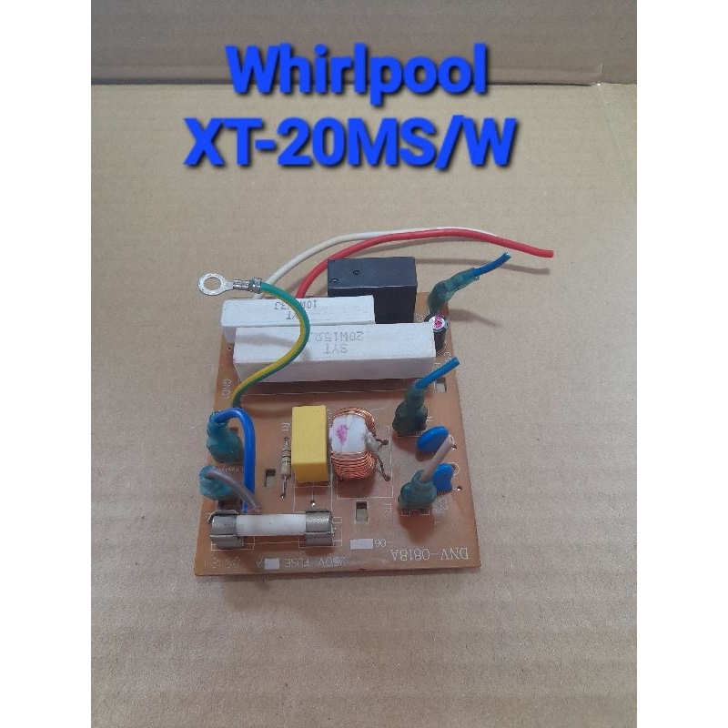 บอร์ดไฟเข้าไมโครเวฟ Whirlpool XT-20MS/W มือสองของแท้ 100%