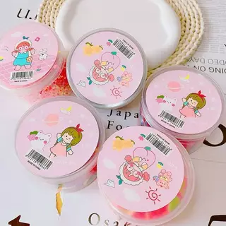 ABH-ยางรัดผม กระปุก 200-300เส้น สีสันน่ารัก(พร้อมส่ง)