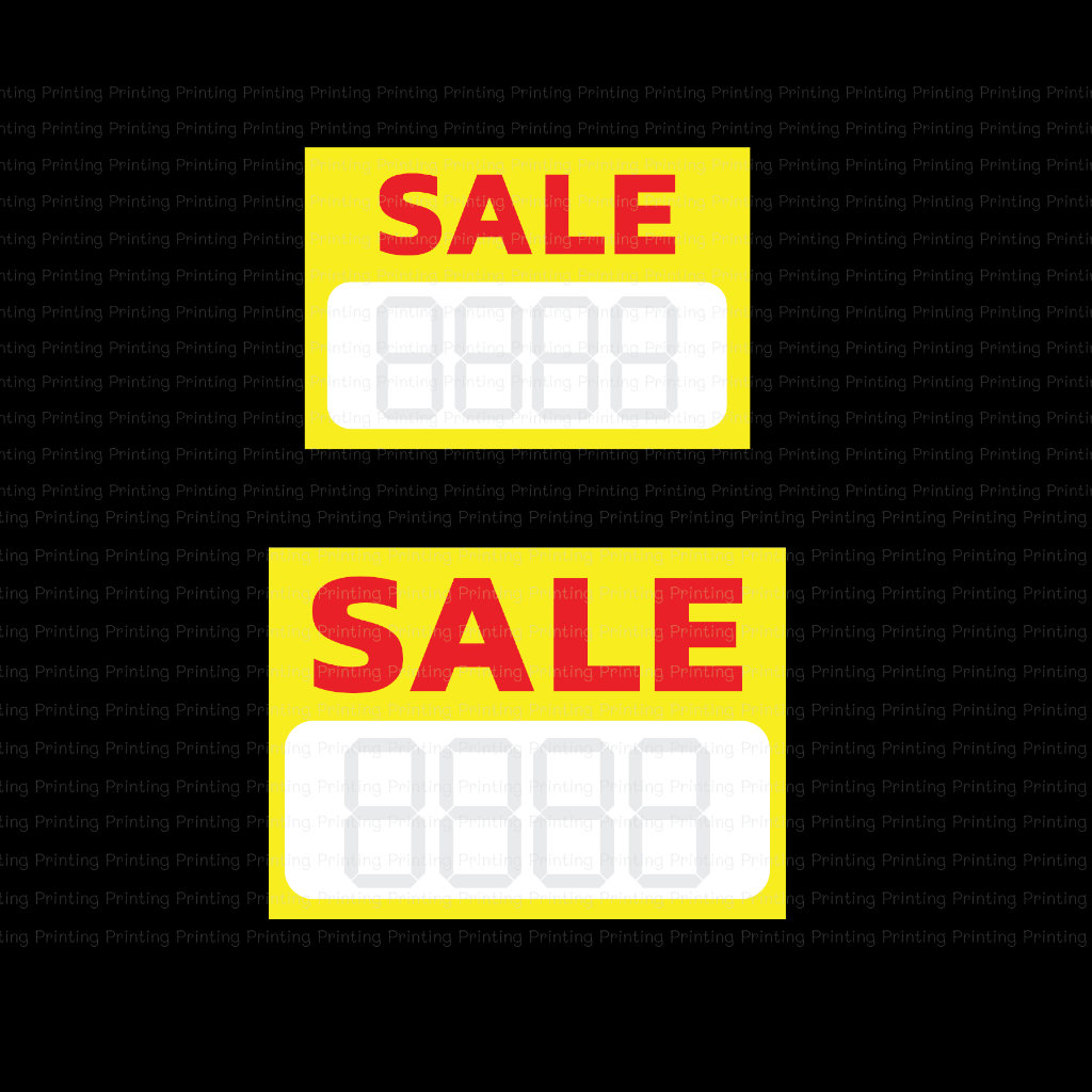 ป้ายราคา ป้ายโปรโมชัน ใช้เมจิกสีดำเขียนตามรอย กระดาษหนา 300 แกรม พรีเมี่ยม - รูปที่ 3