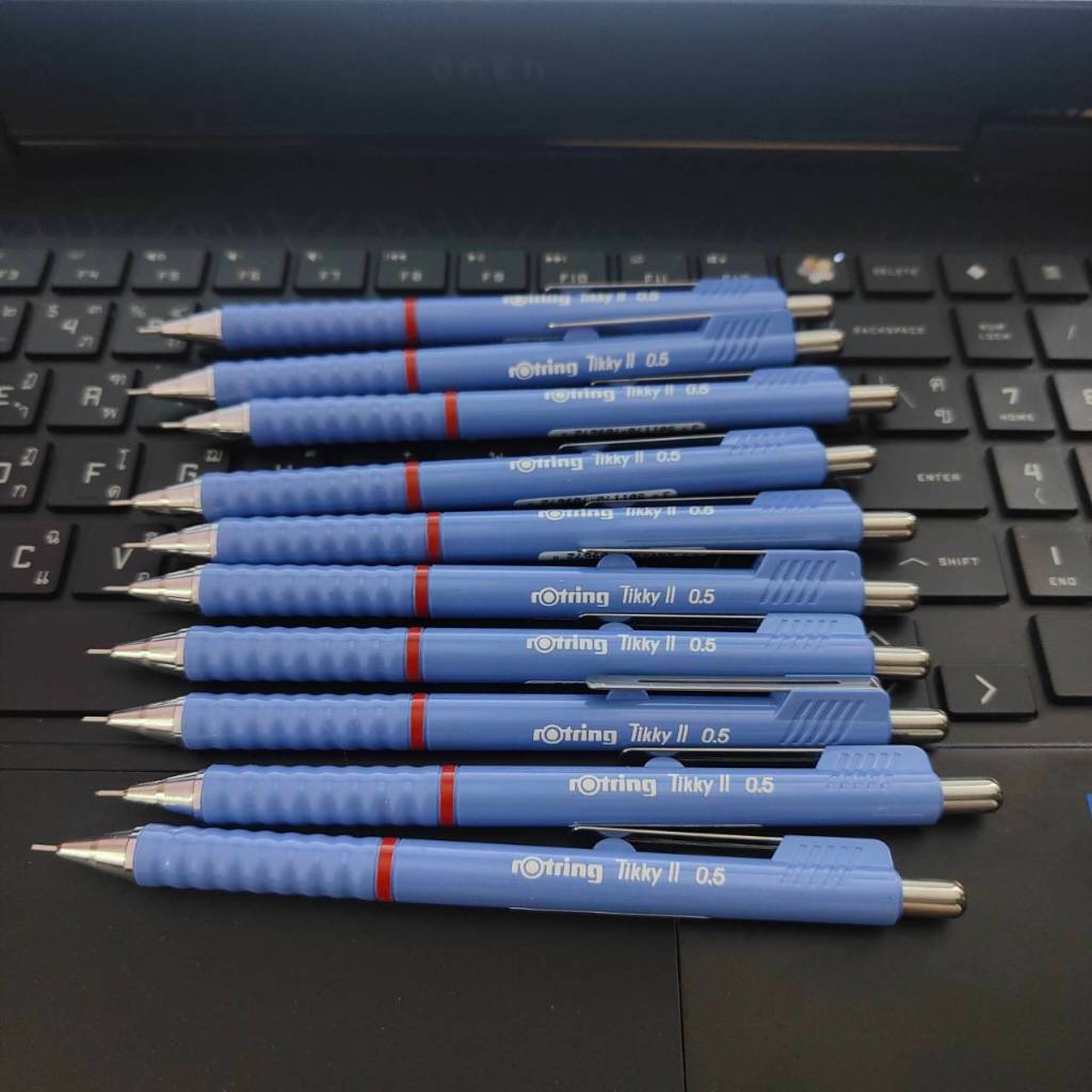 (สีฟ้า จะไม่มีเติมของอีกแล้ว)ดินสอกด Rotring Tikky 2 / Tikky ll รุ่นเก่า สภาพใหม่แกะกล่อง[ราคาต่อ 1 