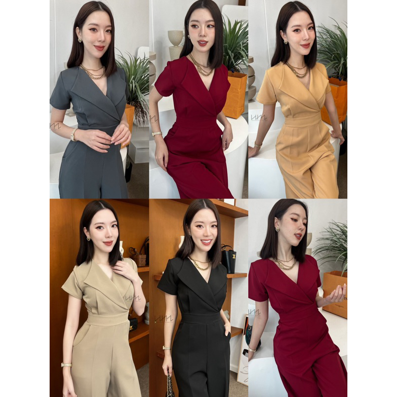 DEON Jumpsuit (จั้มสูทคอปก)