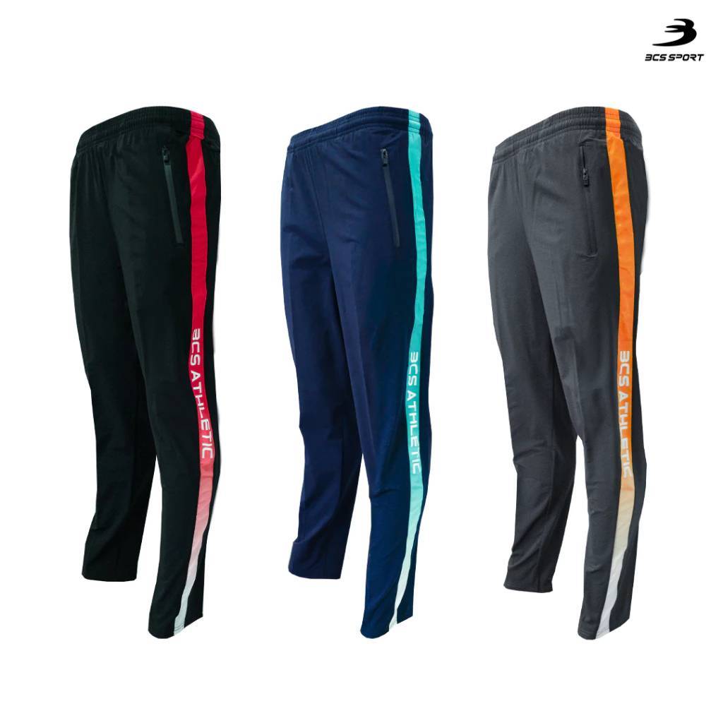 BCS sport(บีซีเอส สปอร์ต) กางเกงวอร์ม BCS SF6016 กางเกงวอร์มผ้าร่ม ขนาด S-3L
