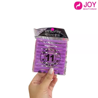 (พร้อมส่ง)แกนดัดผมเกาหลี (ไม่มียางรัดแกน) สินค้าจะ คละสี