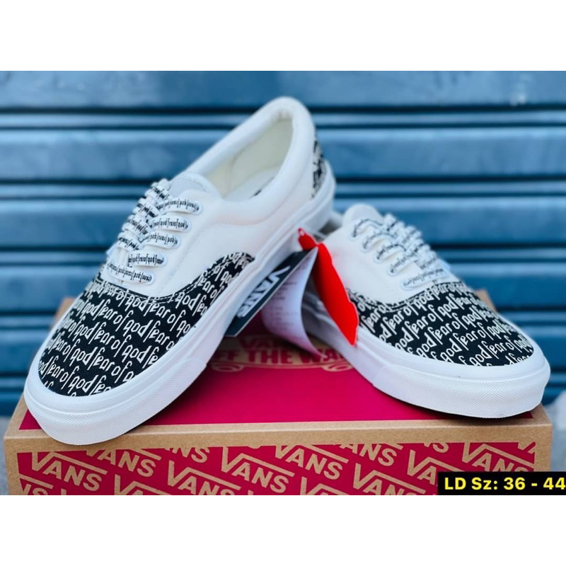 Vans Era Authentic FEAR Of GOD (size36-44)ขาว