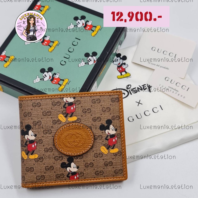 👜: New!! Gucci Disney Men Wallet‼️ก่อนกดสั่งรบกวนทักมาเช็คสต๊อคก่อนนะคะ‼️