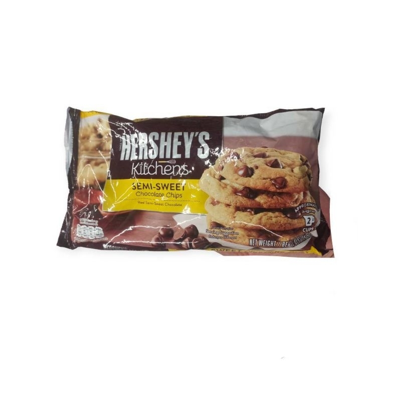 Hershey's Semi-Sweet Chocolate Chips 340g.ชอคโกแลตชิพสำหรับทำขนม ราคาสุดฟิน