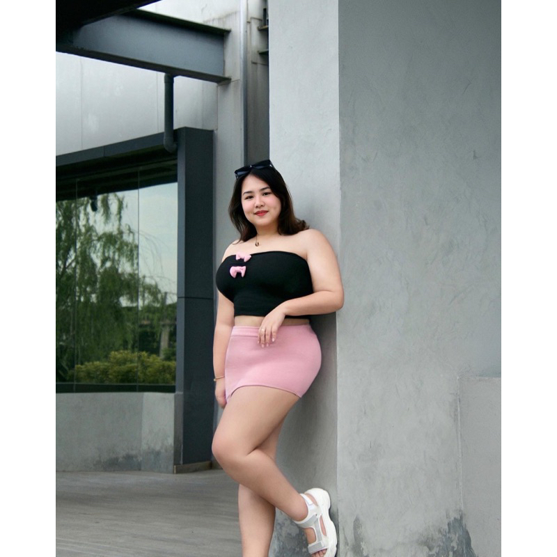 Lily Bow เกาะอก CPCS111 Cherrypinkcloset สาวอวบ45-100kg.