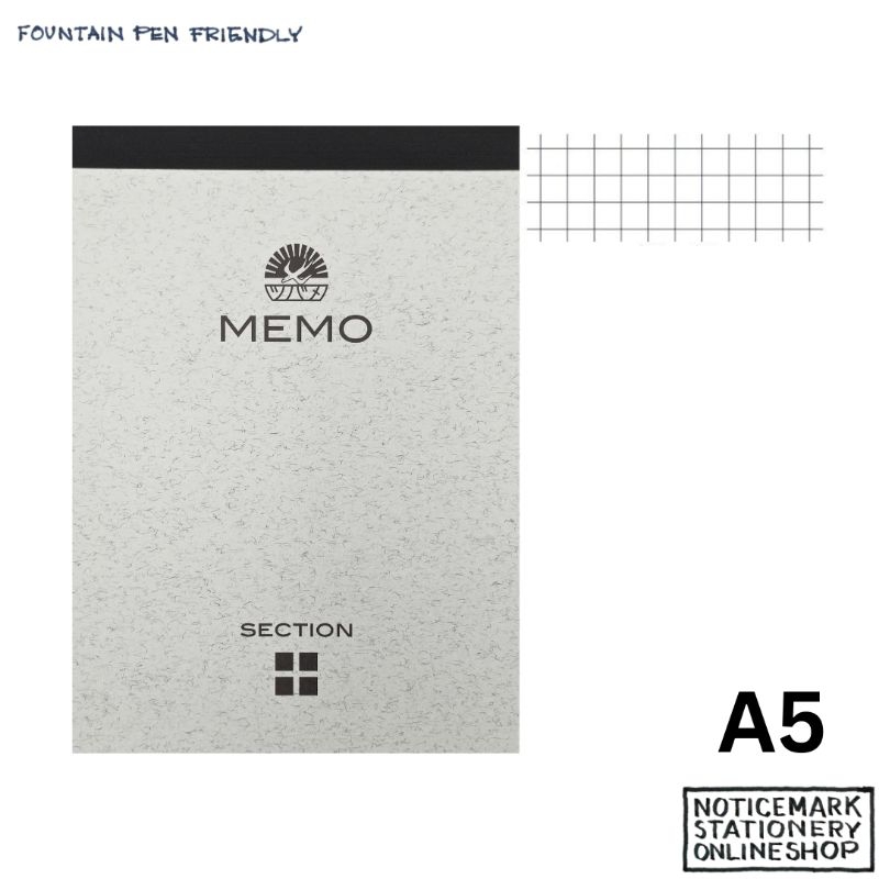Tsubame Brim Memo Pad  - A5 - Grid