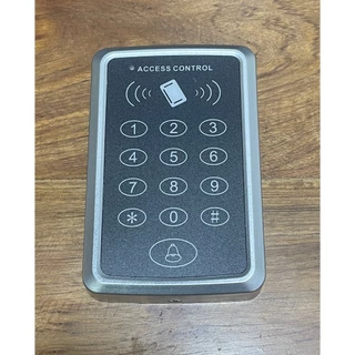 เครื่องทาบบัตรประตูคีย์การ์ด RFID 125 KHz ใช้ การ์ด และ ระหัส กด เข้า-ออก
