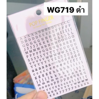 WG Sale !! สติ๊กเกอร์แปะเล็บ ลายดอกไม้ การ์ตูนน่ารักๆ ลอกแปะติดได้เลยจ้า