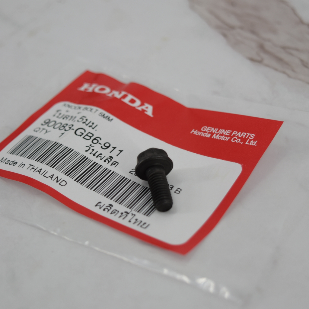 น๊อตล็อคเฟืองแคม(5มิล ยาว11.8 หัวเบอร์8)เวฟ100/ดรีม100/เวฟ125/Scoopy และรุ่นอื่นๆ แท้ศูนย์ฮอนด้า ราคา/1ตัว 90083-GB6-911 - รูปที่ 3
