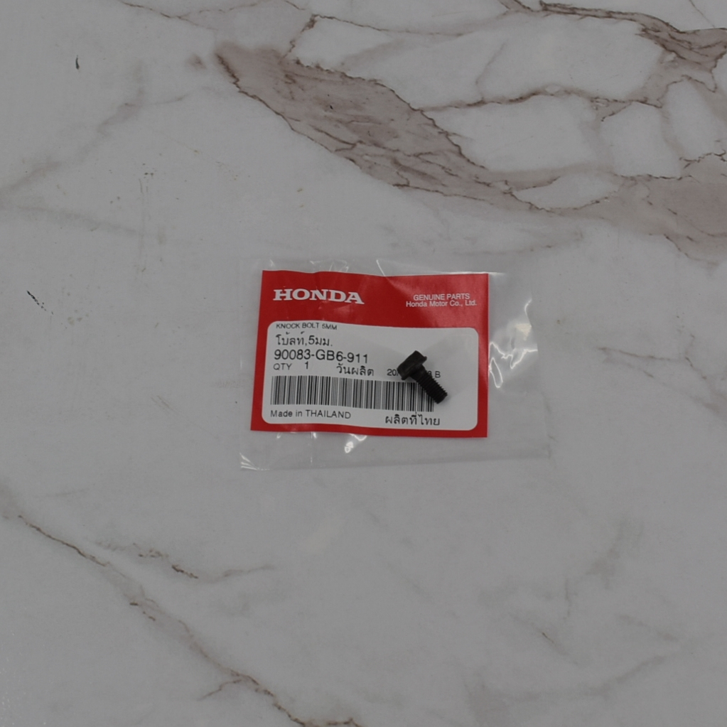 น๊อตล็อคเฟืองแคม(5มิล ยาว11.8 หัวเบอร์8)เวฟ100/ดรีม100/เวฟ125/Scoopy และรุ่นอื่นๆ แท้ศูนย์ฮอนด้า ราคา/1ตัว 90083-GB6-911