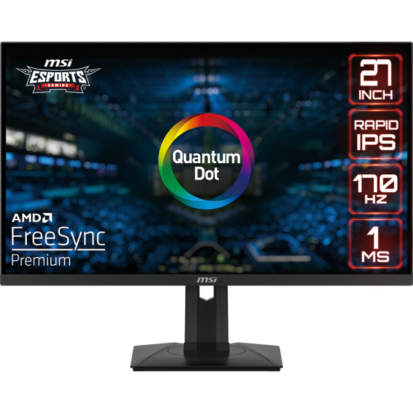 (G274QPF-QD)จอมอนิเตอร์ MSI MONITOR G274QPF-QD (IPS 2K 170Hz G-SYNC USB-C)