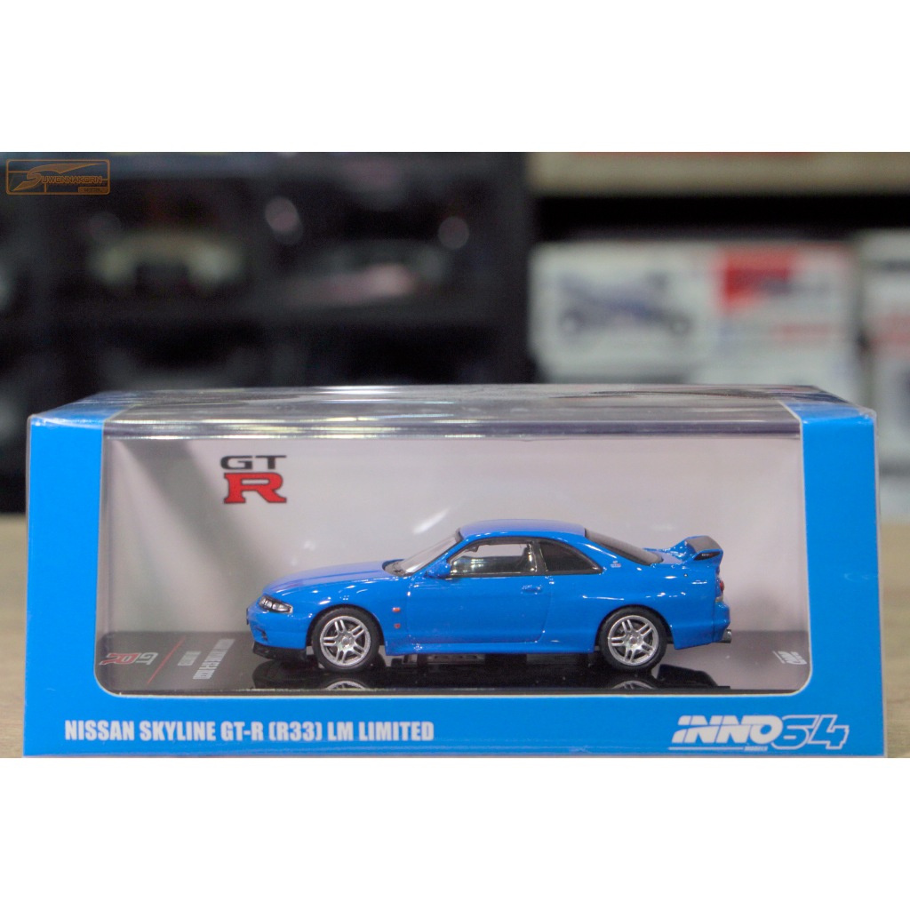 INNO64 1/64 Nissan SkyLine GT-R(R33) LM Limited Blue