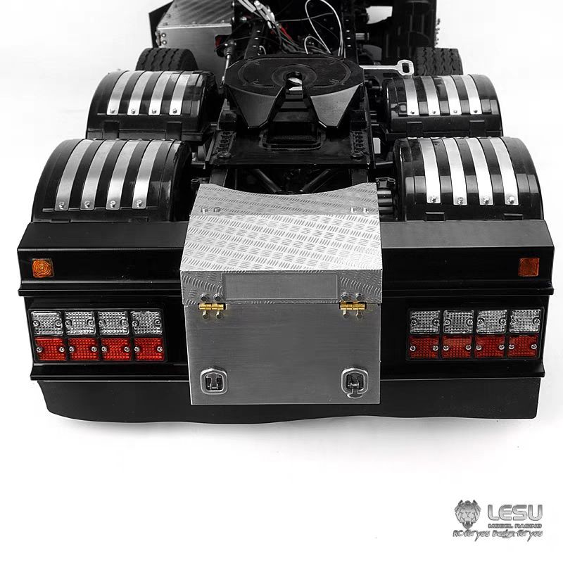 LESU Metal Taillight Toolbox 1/14 TAMIYA Scania R620 R470 RC Tractor Truck Model DIY Car ชุดไฟท้ายรถ