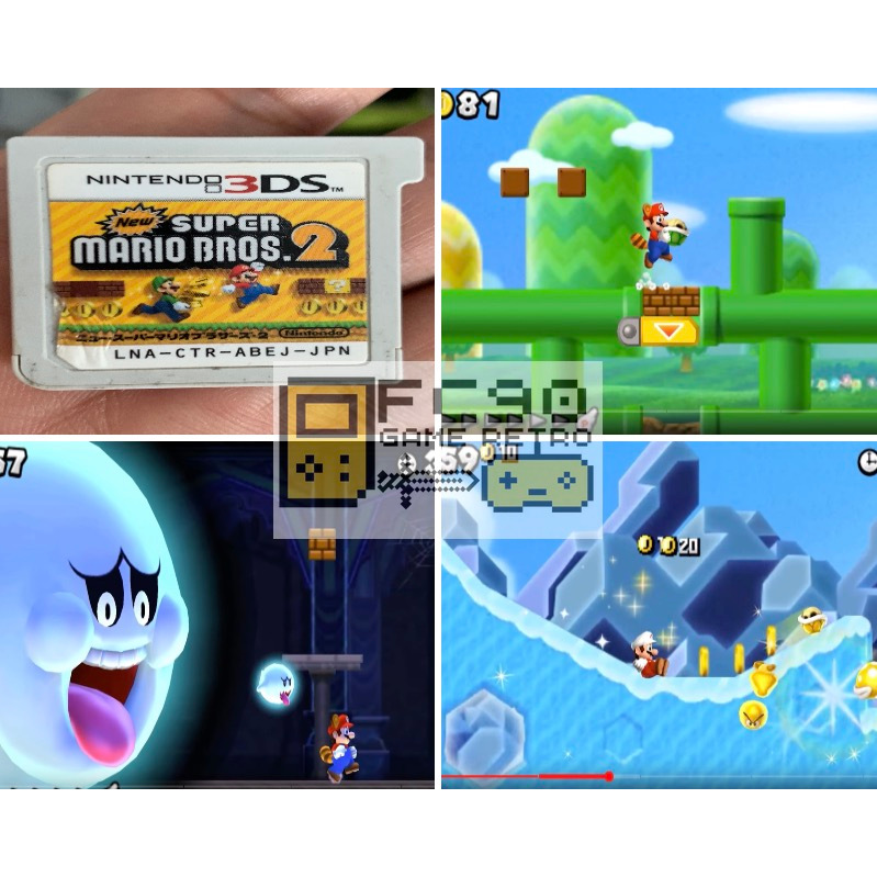 ตลับเกมมาริโอ New Super Mario Bros 2 [3DS] ตลับมือสอง สำหรับนักสะสมเกมเก่า Nintendo 3DS