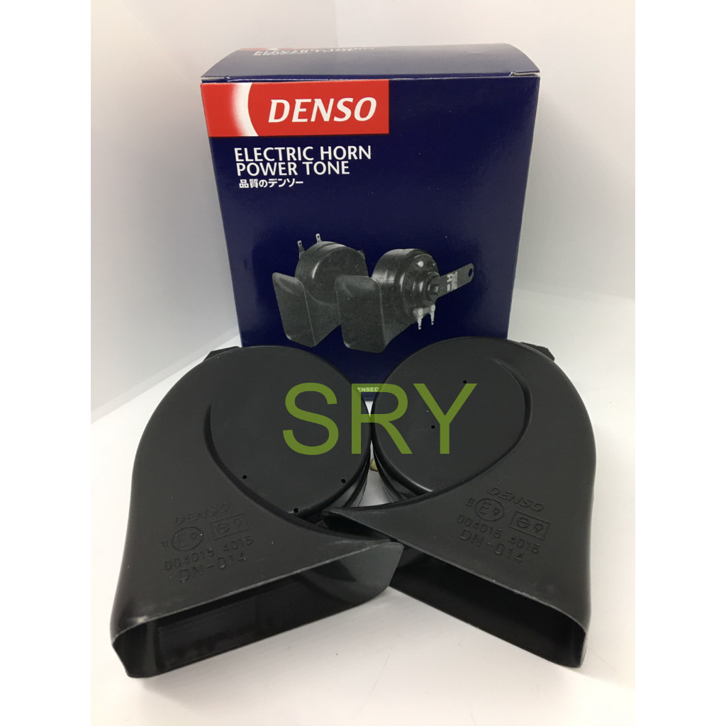 DENSO แตรรถยนต์ DENSO (  แตรหอยโข่งสีดำ ) 12V.