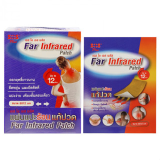 ยกกล่อง!! SOS Plus Far Infrared Patch เอส โอ เอส พลัส แผ่นแป…