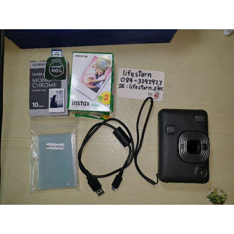 FUJIFILM Instax Mini Liplay Dark Gray มือสอง