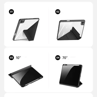 [ถอดฝาได้] เคสไอแพด ใช้สำหรับรุ่น 10.2 gen7/gen8/gen9 เคสหลังใส 10.5 air3 10.9 air4 air5 air6 case Pro11 อะคริลิค