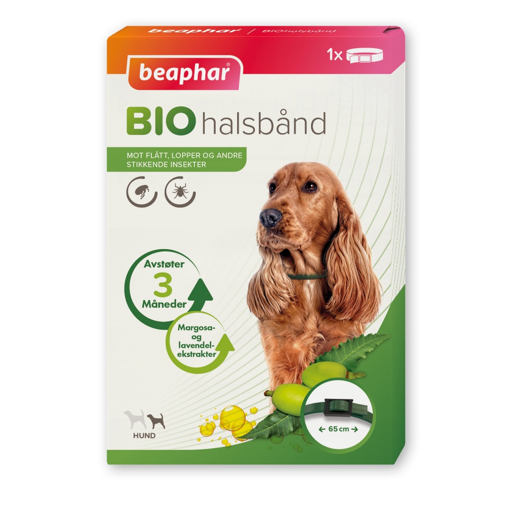 Beaphar Veto Pure Collar ปลอกคอไล่แมลง สำหรับสุนัข 65 ซม.จากสมุนไพรธรรมชาติ