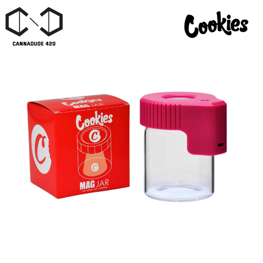 [เปิดไฟไม่ได้ โล๊ะสต๊อค] Cookies Mag Jar Storage jar กระปุกโหล ส่องได้ มีไฟไว้ส่องดูไตรโคม โหลแก้ว