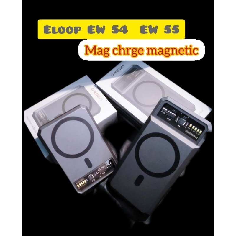 Eloop EW 55📌 EW 54 📌ของแท้💯% POWER BANK Mag Chrge Magnetic เพาเวอร์แบงค์♨️