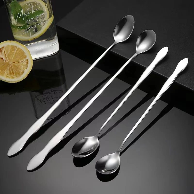 ช้อนคนด้ามยาว สแตนเลส มีให้เลือก ยาว 20/26cm stirring spoon