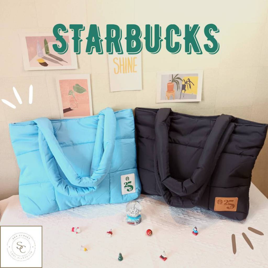 กระเป๋าสะพาย Puffy Bag จาก Starbucks Thailand