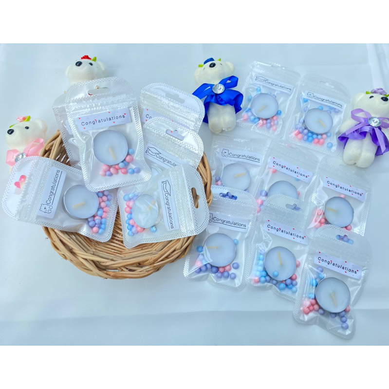 เทียน ของขวัญปัจฉิม congratulations