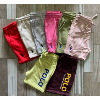 กางเกงขาสั้นเด็ก งานปัก ผ้านิ่ม มีกระเป๋าสองข้าง