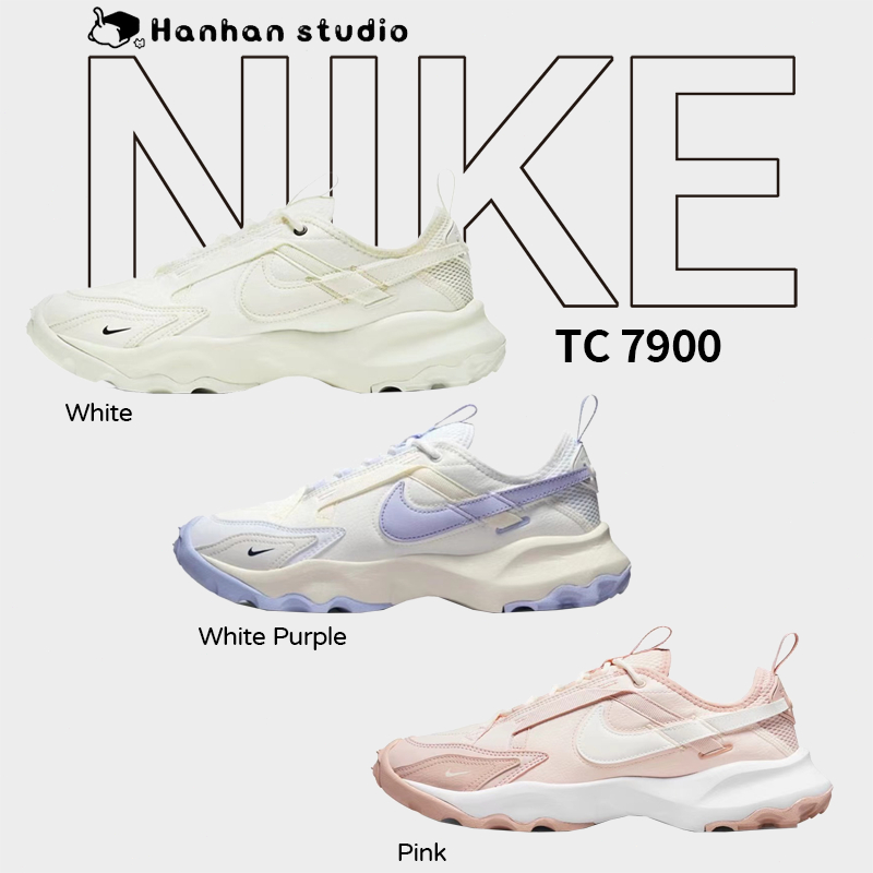 sneakers nike tc 7900 white white purple pink