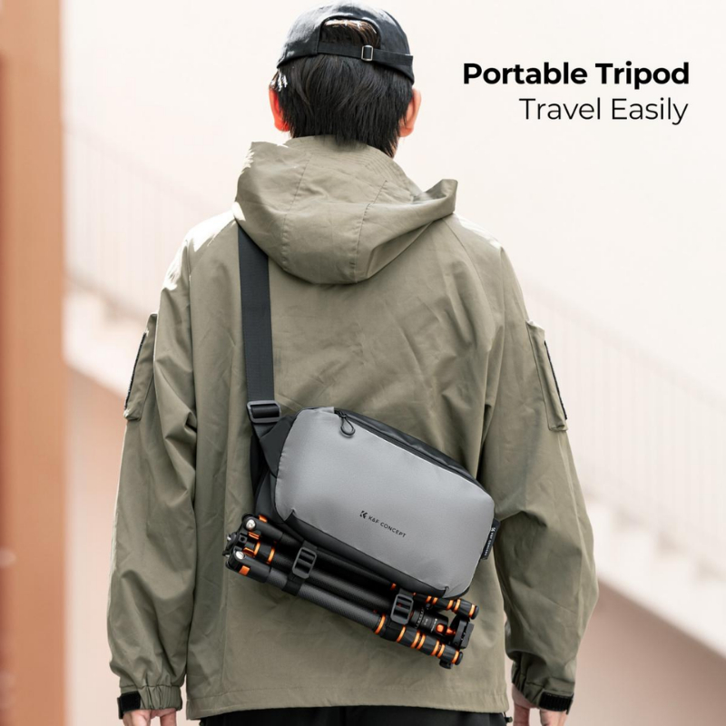 กระเป๋ากล้อง K&F คาดอกคาดไหล่ 2 in 1 Camera DSLR Backpack Portable Bag